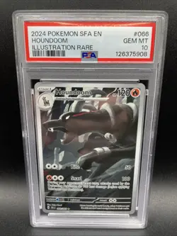 Pokemon TCG Scarlet & Violet Houndoom 066/064 Shrouded Fable PSA 10 - Gem Mint - Image 1