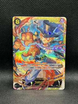 Sabo OP07-118 SEC FOIL Premium Booster The Best Vol. 2 One Piece Bandai Reprint - Image 1