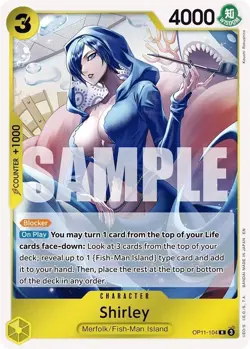 Shirley 104 | HOLO | NM | One Piece A Fist Of Divine Speed - Image 1