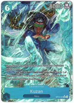 One Piece TCG - Kuzan Alternate Art - OP12-043 - RARE - Legacy of the Master - M - Image 1