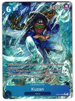 Kuzan (Alternate Art) OP12-043 - NM - R Legacy of the Master English - Image 1