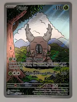 Pinsir 168/167 Pokemon TCG S&V Twilight Masquerade Illustration Rare NM - Image 1