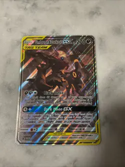 Pokemon Umbreon and Darkrai GX SM241 Tag Team Sun Moon Black Star Promo - Image 1