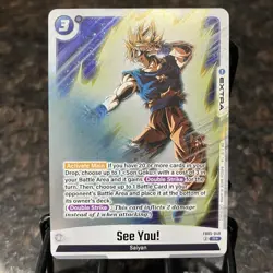 Super Saiyan Goku See You! Alternate Art Foil Dragon Ball Super Card Game | NM - Image 1