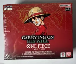 2x One Piece OP-13 Carrying on His Will New Booster Box English Sealed - Image 1