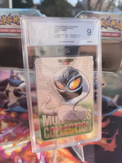 Pokemon Card Arbok Monsters Collection Green Carddass 1996 Japanese PSA / PGS 9 - Image 1