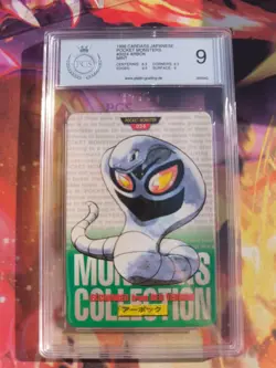 Pokemon Card Arbok Monsters Collection Green Carddass 1996 Japanese PSA / PGS 9 - Image 2
