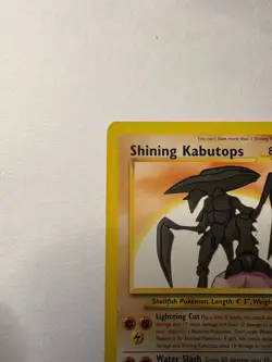 Pokemon TCG Shining Kabutops Neo Destiny Holo Card #108/105 2000 HP-MP 🔥✨ - Image 3