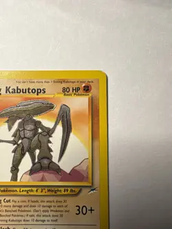 Pokemon TCG Shining Kabutops Neo Destiny Holo Card #108/105 2000 HP-MP 🔥✨ - Image 4
