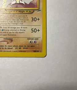 Pokemon TCG Shining Kabutops Neo Destiny Holo Card #108/105 2000 HP-MP 🔥✨ - Image 5