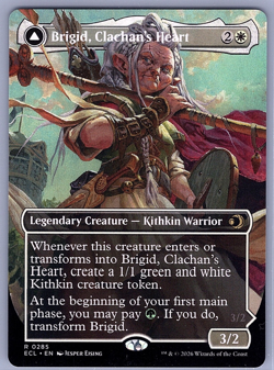 Brigid, Clachan's Heart (Borderless) MTG Lorwyn Eclipsed Regular NM - Image 1