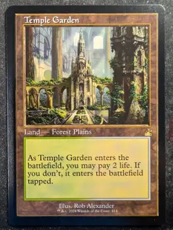 Temple Garden - Retro - Ravnica Remastered (MTG) - Image 1