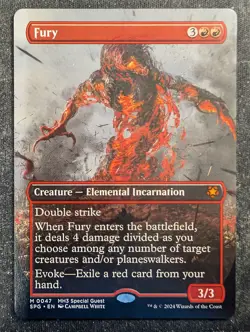 Fury - Borderless - MTG: Special Guests (MTG) - Image 1