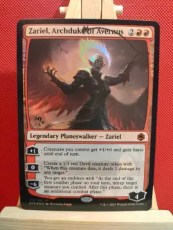 Zariel, Archduke of Avernus FOIL - Adventures of Forgotten Realms - NM - MTG - Image 1