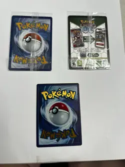 Pokemon TCG 151 UPC Promo Set Mew 053, Mewtwo 052, Metal Mew 205 Mint/Sealed! - Image 2