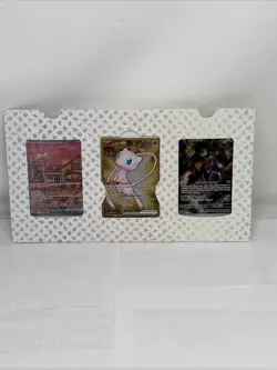 Pokemon TCG 151 UPC Promo Set Mew 053, Mewtwo 052, Metal Mew 205 New Sealed - Image 1
