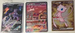 Pokemon TCG 151 UPC Promo Set Mew 053, Mewtwo 052, Metal Mew 205 Mint/Sealed! - Image 1