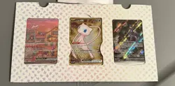 Pokemon TCG 151 UPC Promo Set Mew 053, Mewtwo 052, Metal Mew 205 New Sealed - Image 1