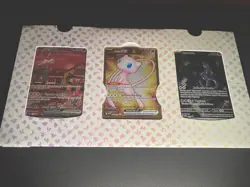 Pokemon TCG 151 UPC Promo Set Mew 053, Mewtwo 052, Metal Mew 205 New Sealed - Image 1