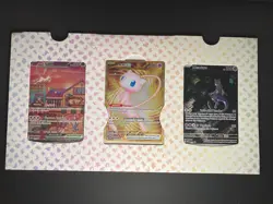 Pokemon TCG 151 UPC Promo Set Mew 053, Mewtwo 052, Metal Mew 205 New Sealed - Image 2