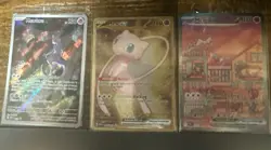 Pokemon TCG 151 UPC Promo Set Mew 053, Mewtwo 052, New Sealed & Metal Mew 205 - Image 1
