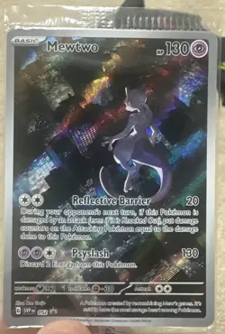 Pokemon TCG 151 UPC Promo Set Mew 053, Mewtwo 052, New Sealed & Metal Mew 205 - Image 2