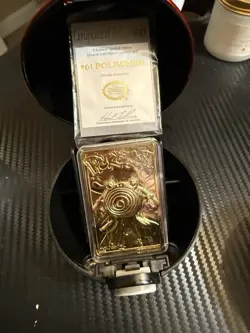 Nintendo Pokemon 1999 23K Gold-Plated Poliwhirl Card Pokeball Case Certificate - Image 2