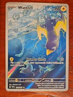 Wattrel 178/167 Sv06: Twilight Masquerade Illustration Rare Holo Pokemon TCG NM - Image 1
