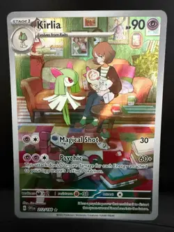 Kirlia 212/198 Scarlet & Violet Illustration Rare Pokemon - NM - Image 1