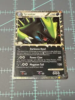 Pokemon Card TCG Tyranitar Prime Unleashed 88/95 Holo Holo Rare Prime LP - Image 1