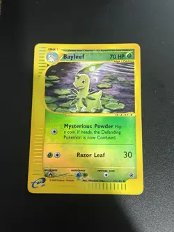 Bayleef 71/165 Uncommon Reverse Holo Expedition Base Set Pokemon LP - Image 1