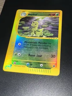 Bayleef 71/165 Uncommon Reverse Holo Expedition Base Set Pokemon LP - Image 2