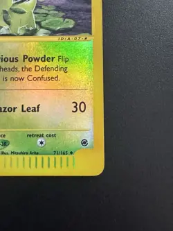 Bayleef 71/165 Uncommon Reverse Holo Expedition Base Set Pokemon LP - Image 3