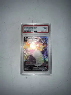 Pokemon TCG Charizard VMAX Shining Fates Holo Card SV107/SV122 PSA 9 - Image 1