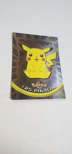Topps Chrome Pikachu #25 Pokemon 2000 Holo Foil - Image 2