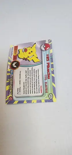 Topps Chrome Pikachu #25 Pokemon 2000 Holo Foil - Image 3