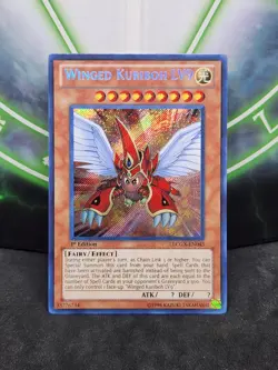 Yugioh Winged Kuriboh LV9 LCGX-EN043 Secret Rare 1st Edition NM - Image 1