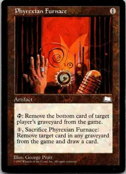 MTG Magic The Gathering Phyrexian Furnace Weatherlight Played See Scan - Image 1