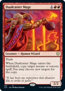 x1 Dualcaster Mage R MTG Commander 2021 M/NM, English - Image 1
