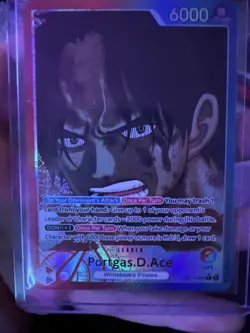 Portgas.D.Ace (002) (Alternate Art) OP13-002 Carrying On His Will Foil - Image 1