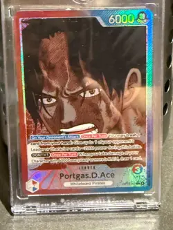 Portgas.D.Ace (002) (Alternate Art) OP13-002 Carrying On His Will Foil - Image 1