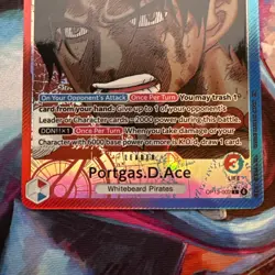 Portgas.D.Ace (002) (Alternate Art) OP13-002 Carrying On His Will Foil - Image 3