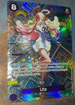 UTA (SP Alt Art) OP02-120 ENGLISH Awakening of the New Era ONE PIECE TCG - Image 2