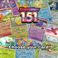 Pokemon Scarlet & Violet 151: Choose Your Card! Holo/Reverse Holo EX Cards NM-LP - Image 1