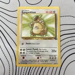 Kangaskhan 21/64 | Base Set Jungle | Non Holo Pokemon Card LP - Image 1