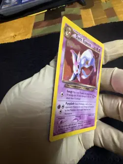 Pokemon TCG Neo Destiny Espeon Dark 4/105 Holo Unlimited Rare Card - Image 2