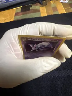 Pokemon TCG Neo Destiny Espeon Dark 4/105 Holo Unlimited Rare Card - Image 5