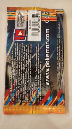Pokemon Plasma Blast Black & White Booster Pack Porygon Art 820650108341 - Image 2