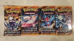 Pokemon Plasma Blast Black & White Booster Packs X4 All 4 Arts 820650108341 - Image 1