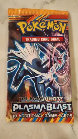 Pokemon Plasma Blast Black & White Booster Pack Dialga Art 820650108341 - Image 1